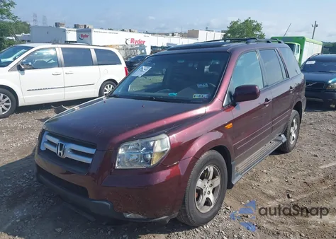 2007 Honda Pilot Ex-L z USA, uszkodzony, nr VIN 2HKYF18737H538312